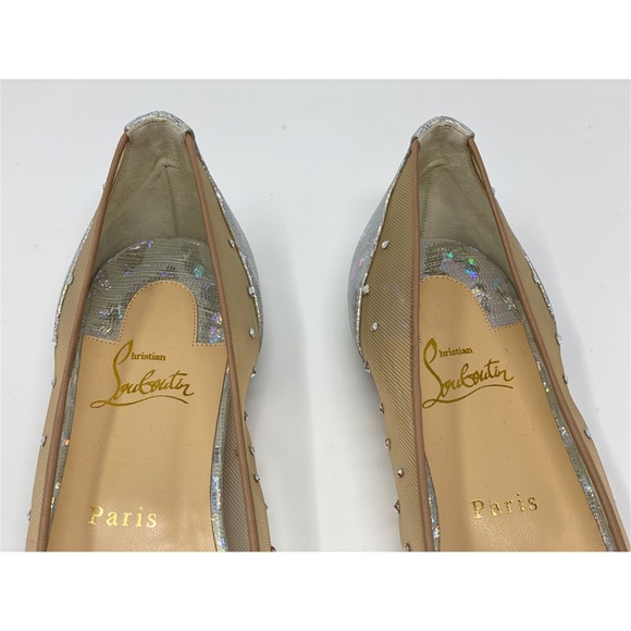 Christian Louboutin follies strass flat rete/calf - Picture 7 of 16